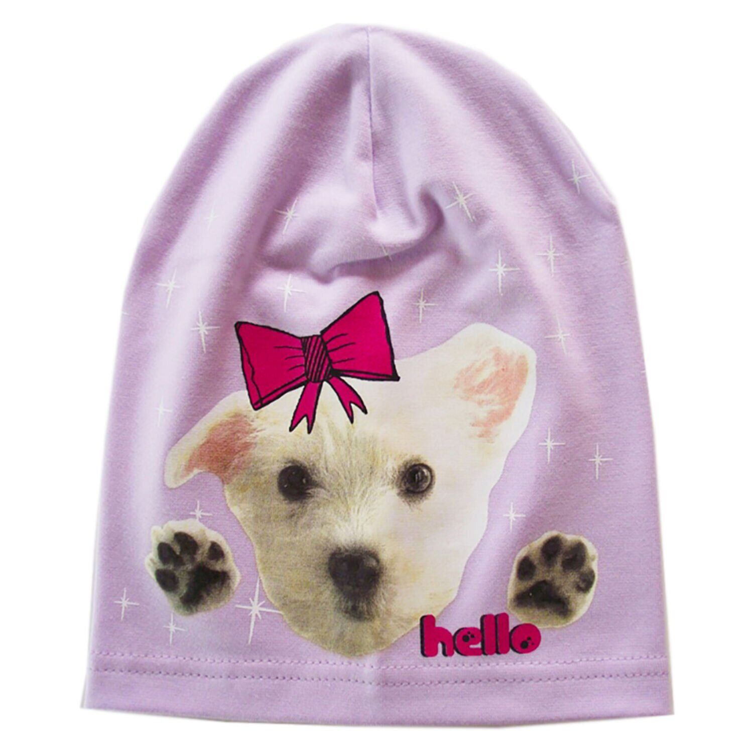 

Демисезонная трикотажная шапка HELLO DOG BE SNAZZY CDL-121052-Violet сиреневый 48-54 см (CDL-121052-Violet-48-54)