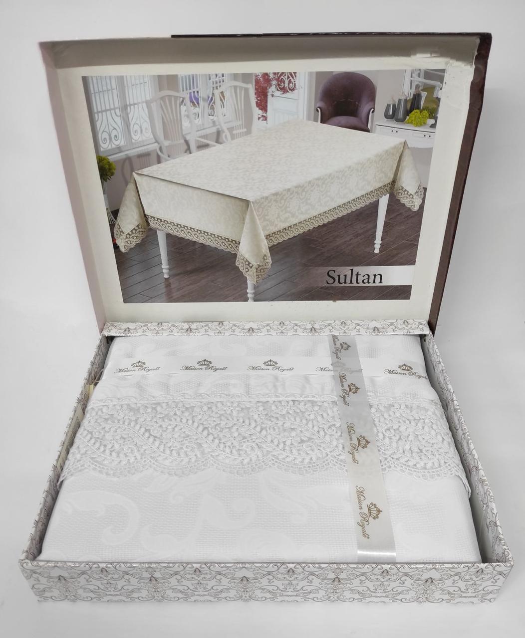

Скатерть Maison Royale 160x400 Sultan White