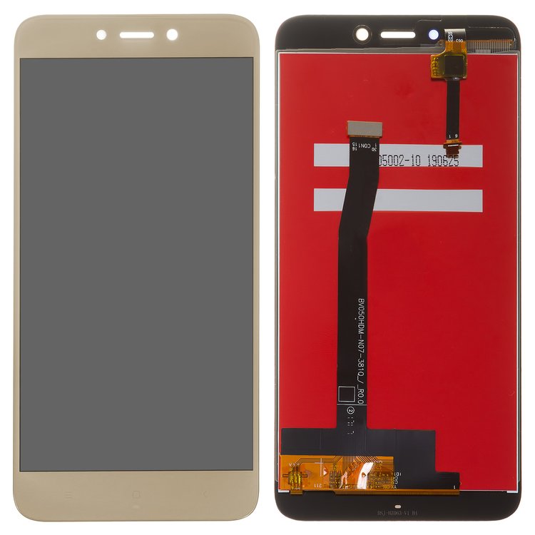

Дисплей для Xiaomi Redmi 4X с сенсором золотой