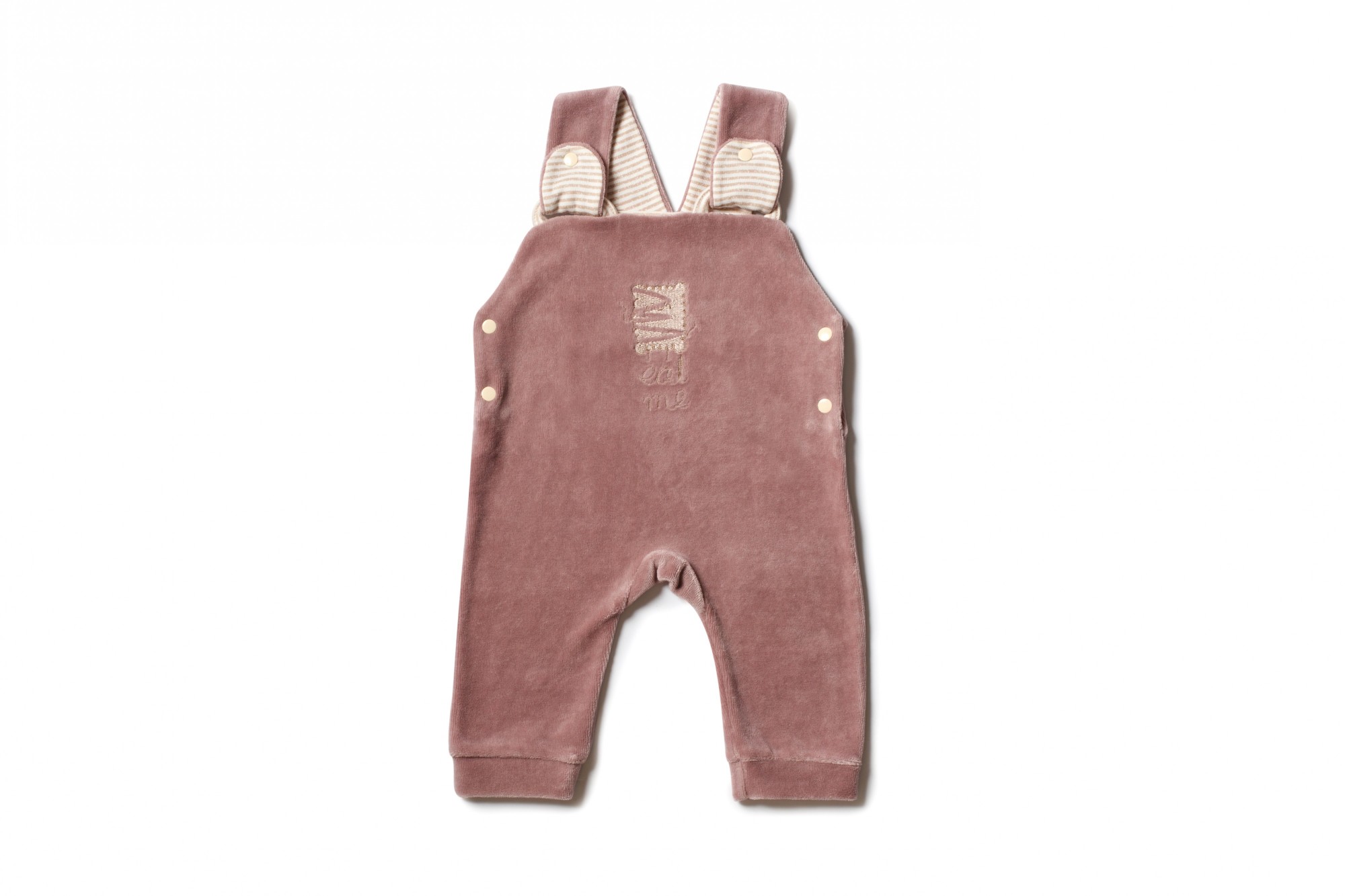 

Ползунки велюровые на бретелях Migliori Печенье 74 см Светло-коричневый 0402