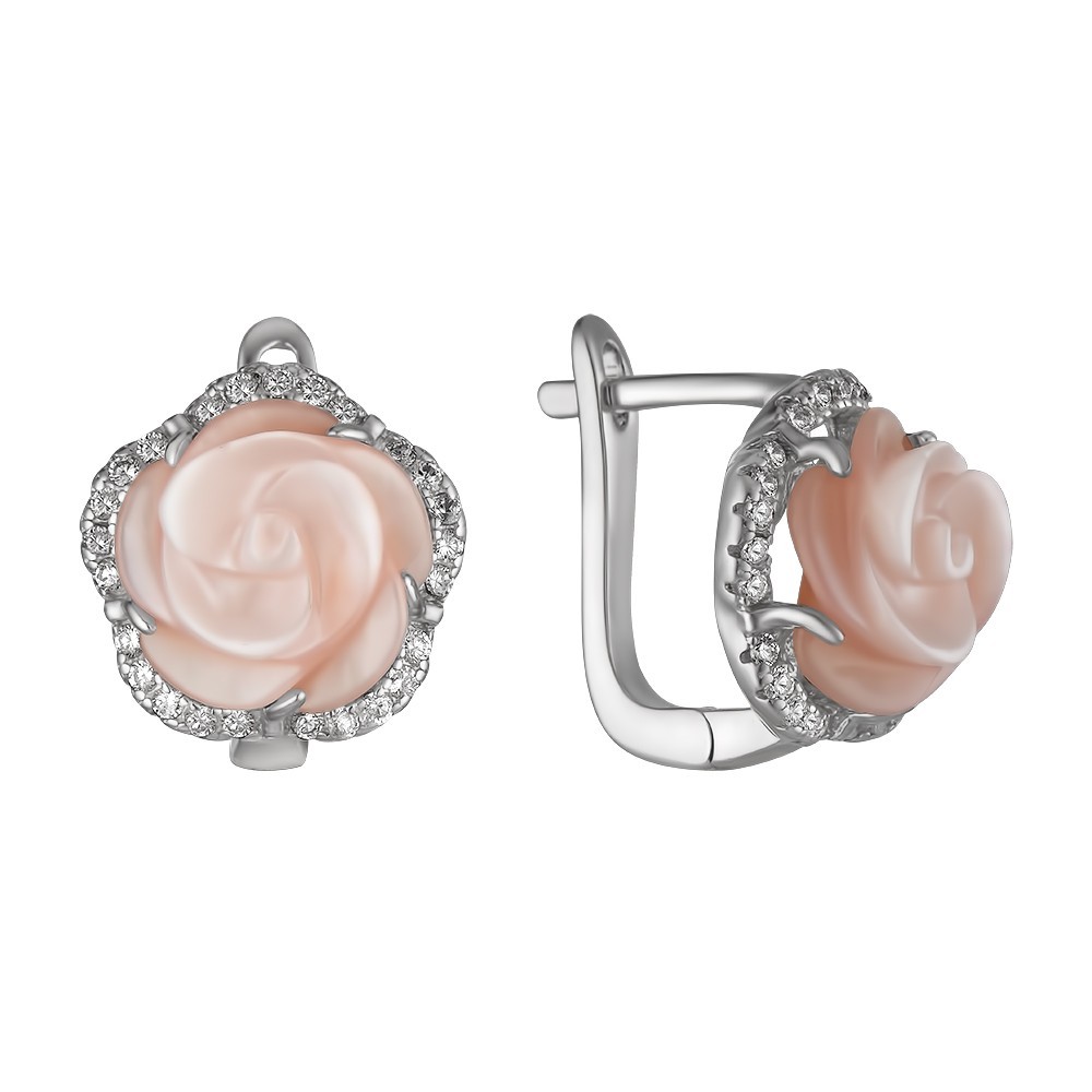 

Серьги TOP SILVER Роза 9520145рб