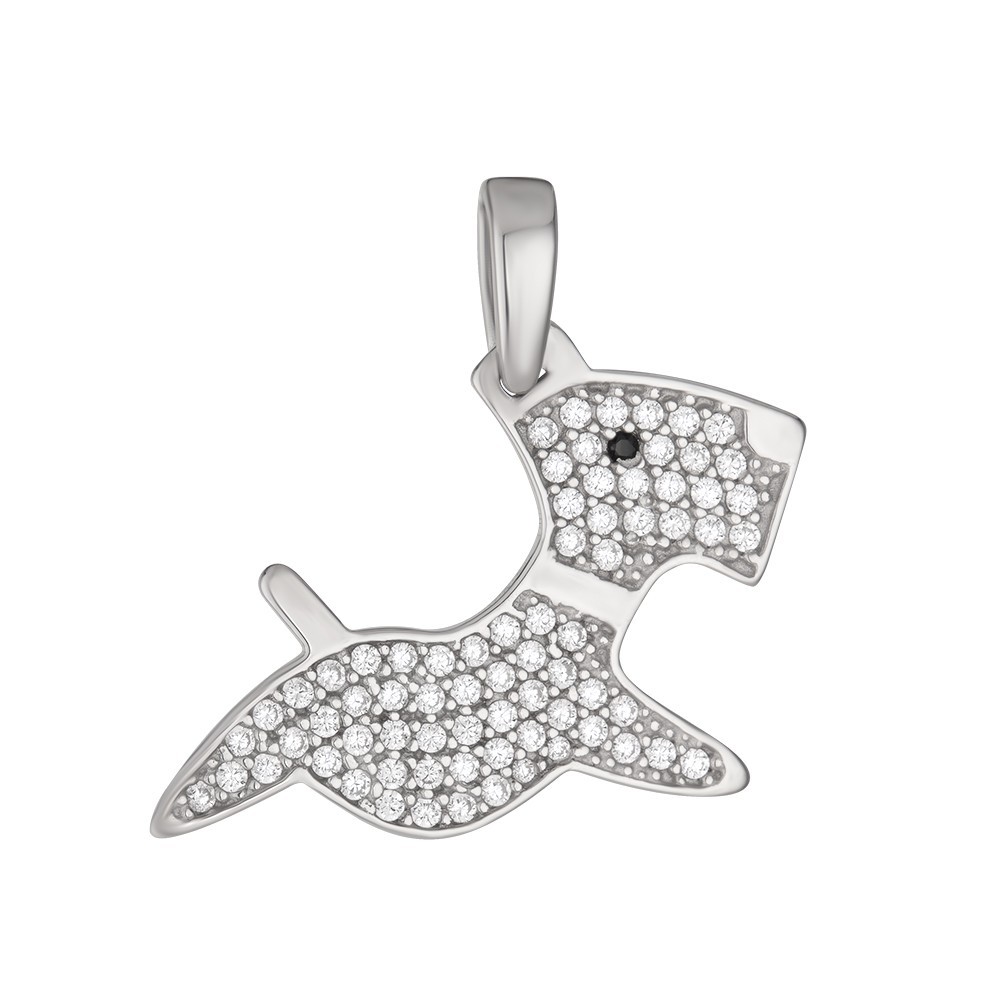 

Кулон из серебра с куб. циркониями TOP SILVER Б1298П