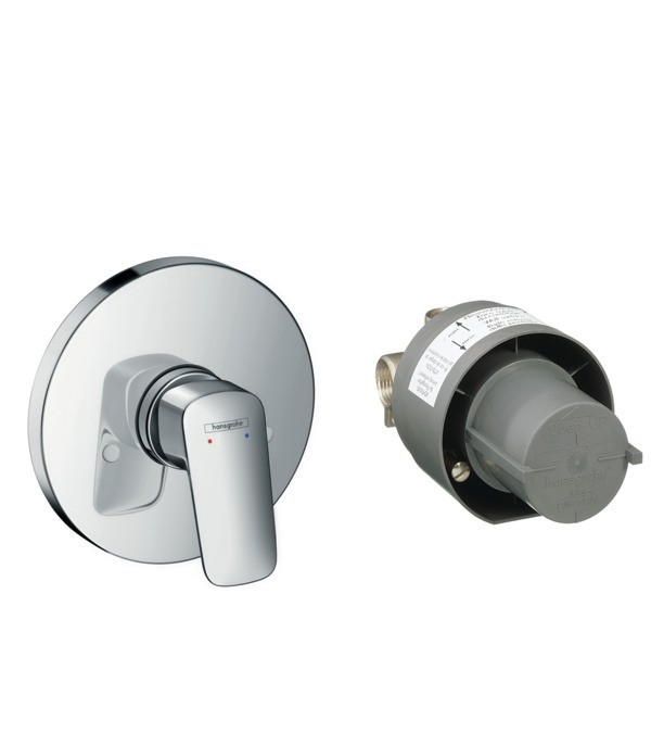 

Cмеситель для душа скрытого монтажа HANSGROHE Logis 71666000 SET Хром