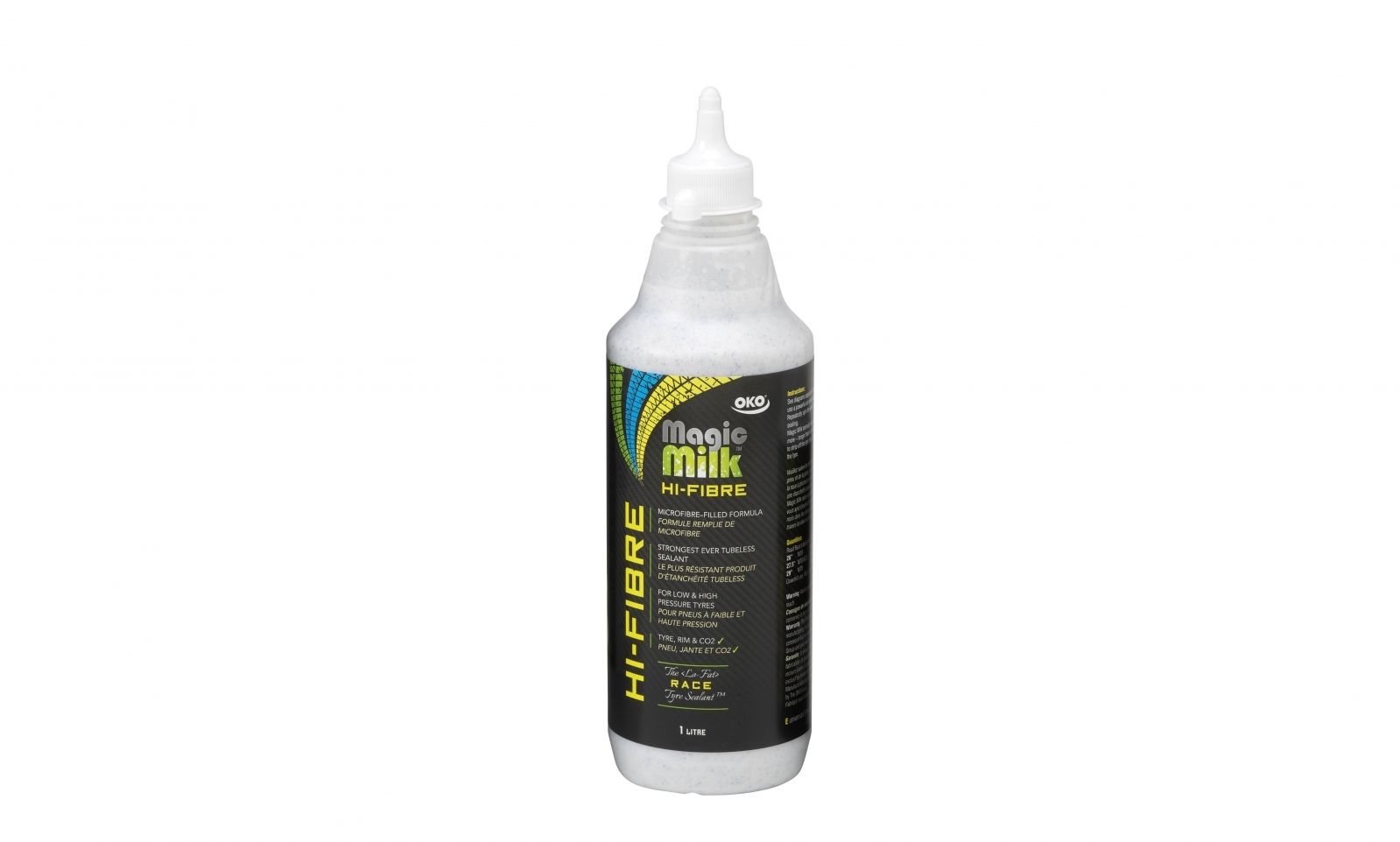 

Герметик OKO Magik Milk Hi-fiber Race для камер и бескамерных покрышек 1000ml