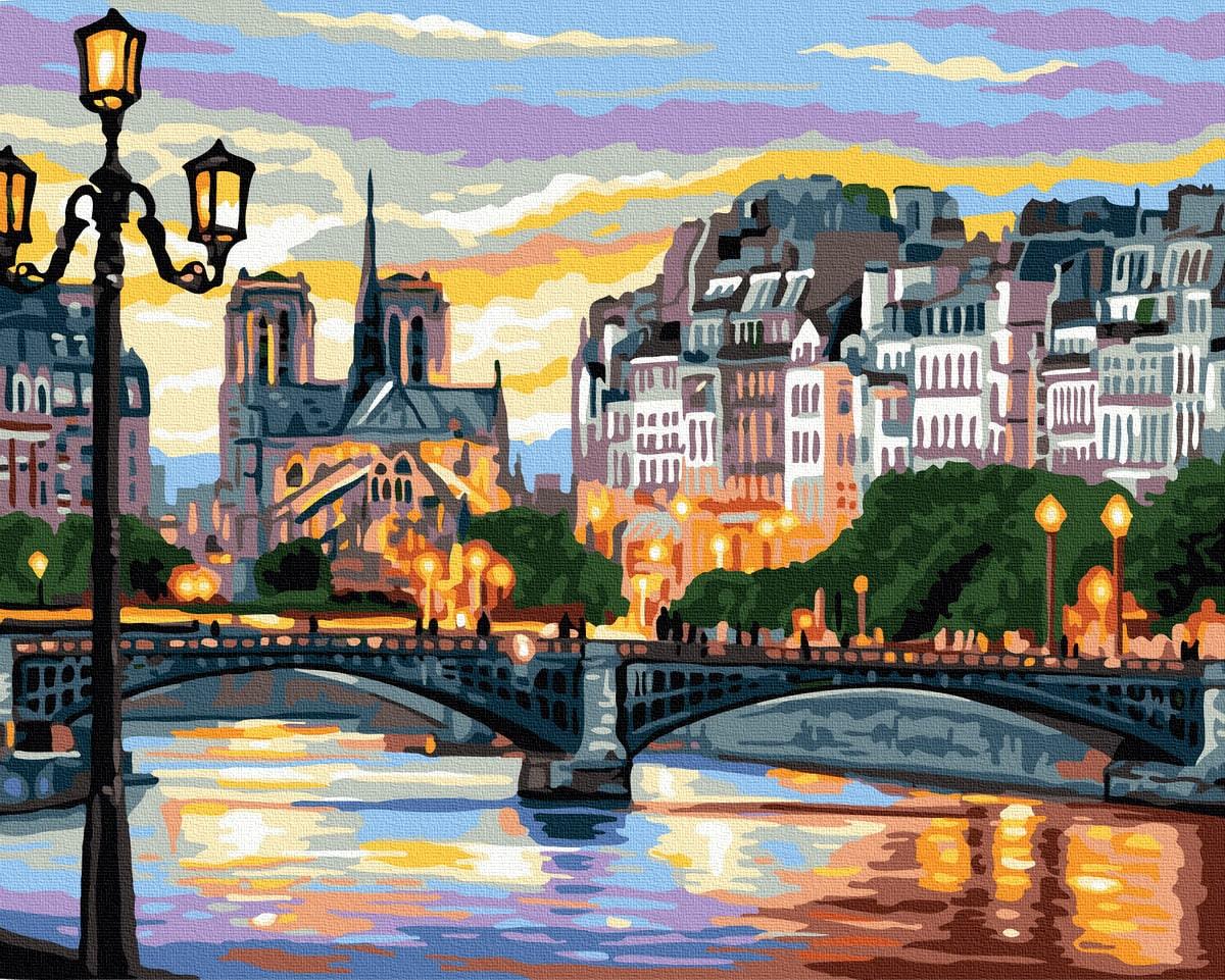 

Картина по номерам "Вечерний мост" BrushMe холст на подрамнике 40x50см GX32442