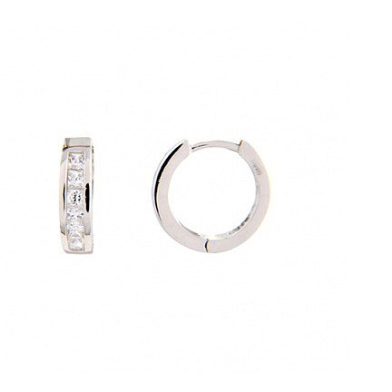 

Серьги из серебра с куб. циркониями 153615