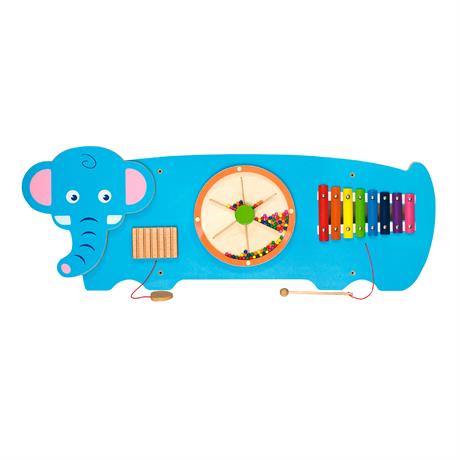 

Настенный бизиборд Viga Toys Слоник (50472FSC) 91 х 32 х 4,6 см