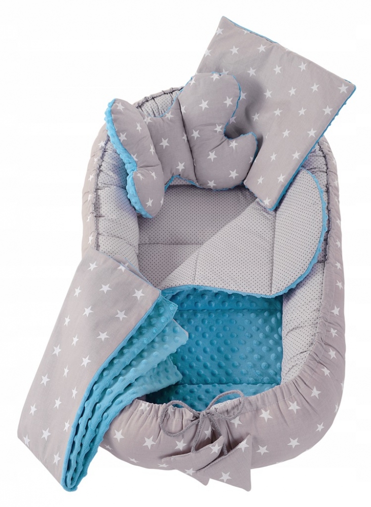 

Кокон для новорожденных Babyboom (807) 90 х 50 х 13 см, одеяло, 2 подушки