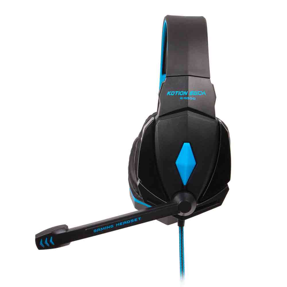 

Игровые наушники накладные KOTION EACH Gaming with LED G4000 black-blue