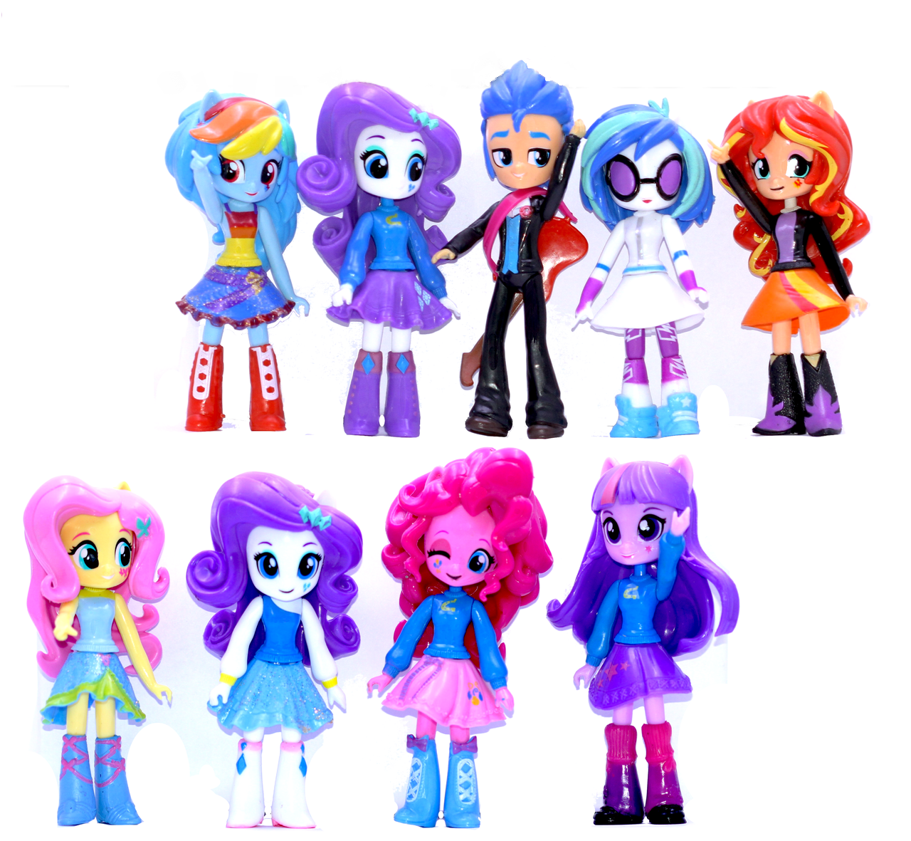 

Игровой набор из 9 Кукол Девочки из Эквестрии Моя Маленькая Пони, 13 см - My Little Pony, Equestria Girls minies