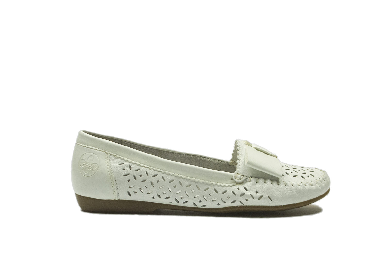 

Мокасины женские Rieker 40 белый (L6366-80/40/ЦО0002698)