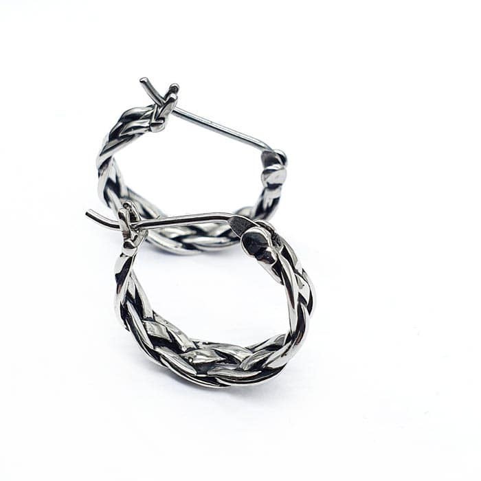 

Серьги унисекс Steel Evolution "Wickerwork" из медицинской стали 1545