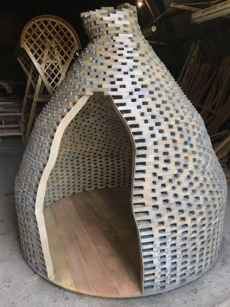 

Детский комплекс из натурального дерева Woodworkers Домик(TB0060)