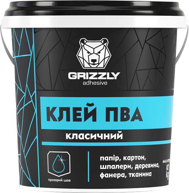 

Клей ПВА Классический Grizzly 5 кг (4823048028388)