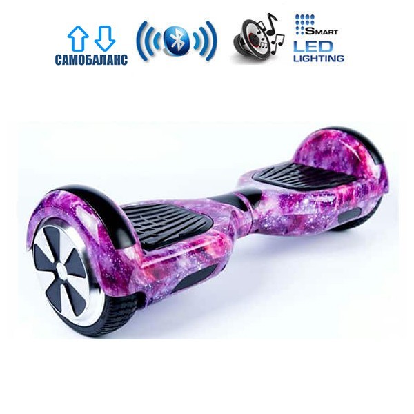 

Гироборд Smart Balance Wheel U6 Pro +Autobalance 6.5" Розовый космос (4607576)