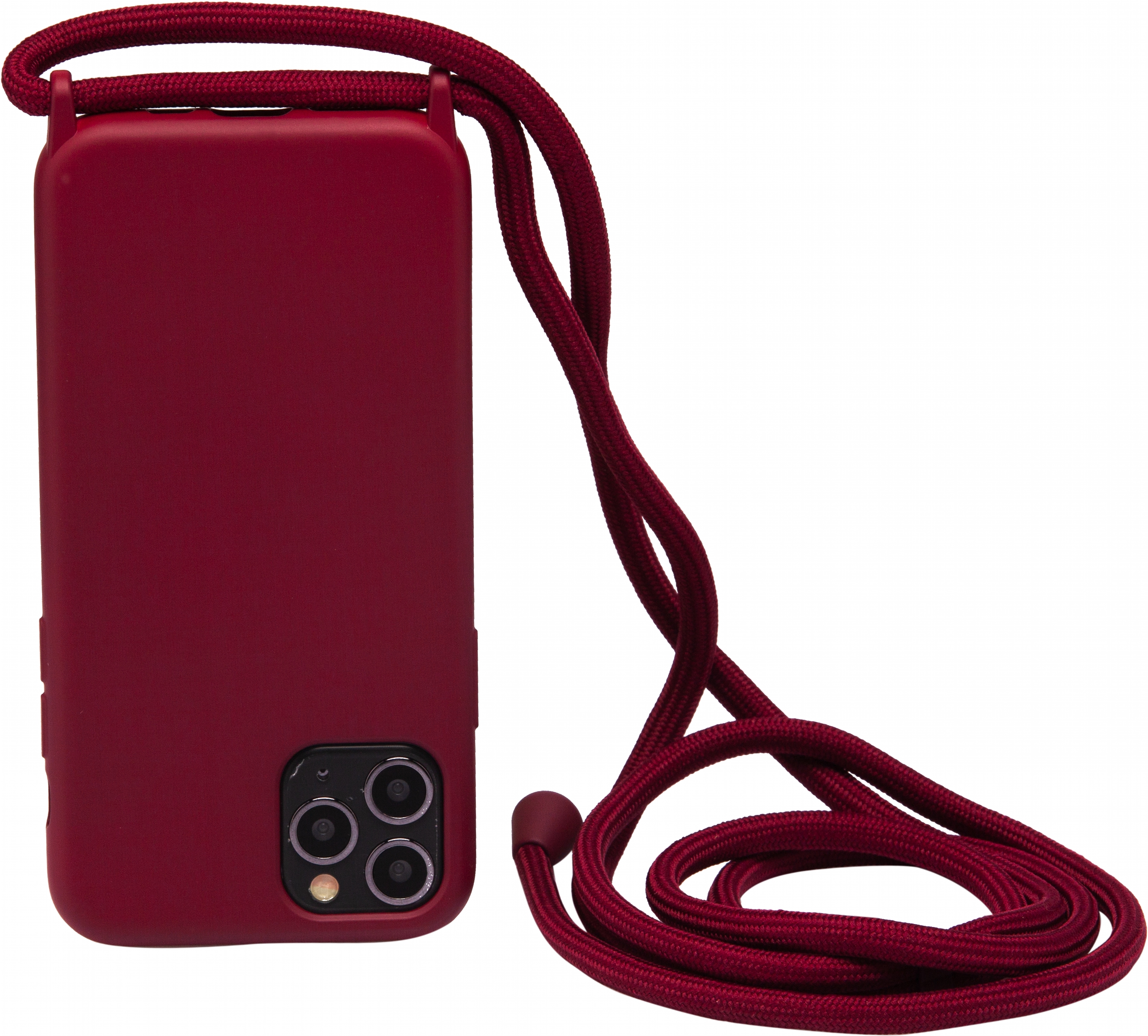 

Панель Necker на шнурке для Apple iPhone 12/12 Pro Bordeaux (NCRR-12-BO)