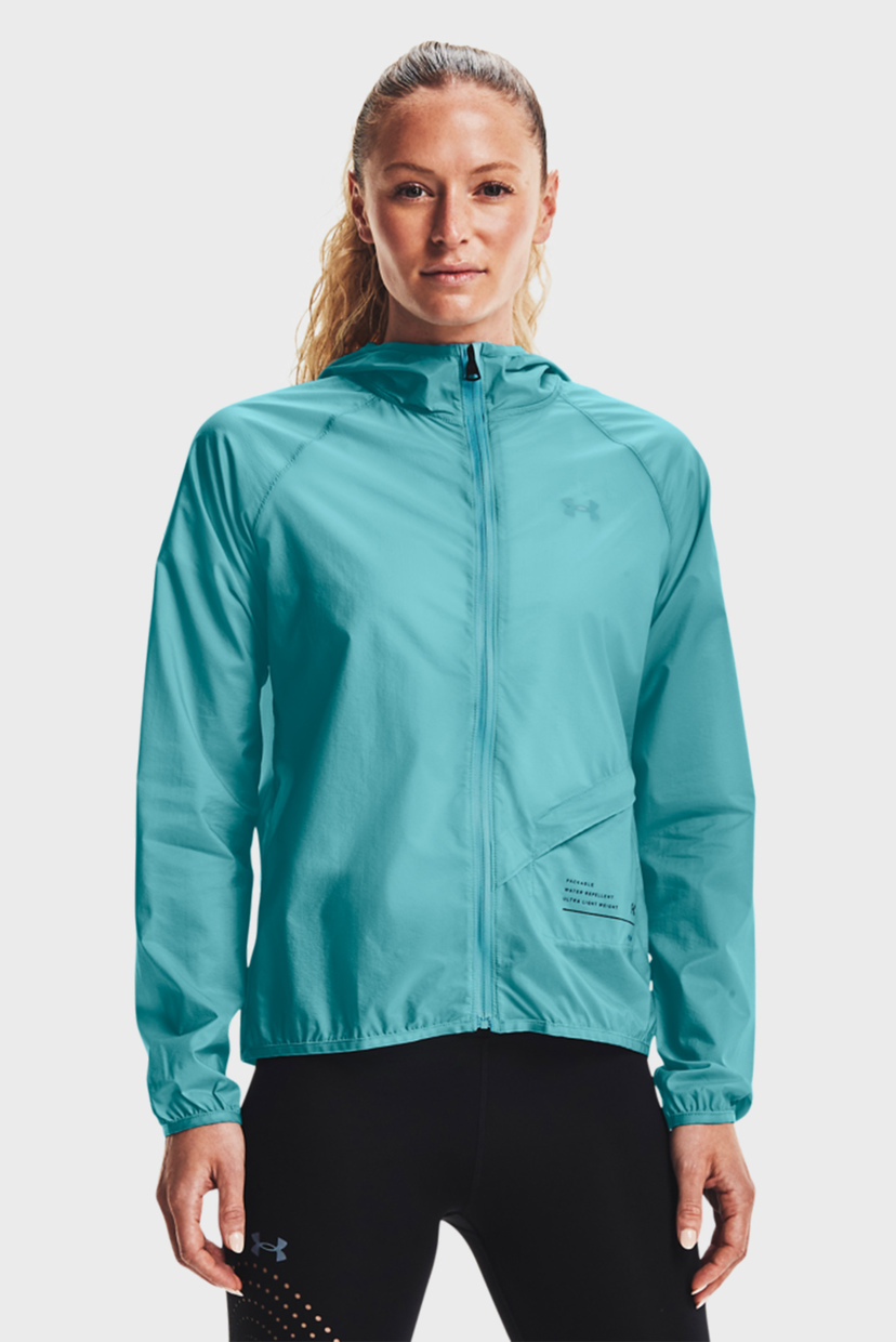 

Женская бирюзовая ветровка UA Qualifier Storm Packable Under Armour  1326558-476, Женская бирюзовая ветровка UA Qualifier Storm Packable Under Armour XS 1326558-476