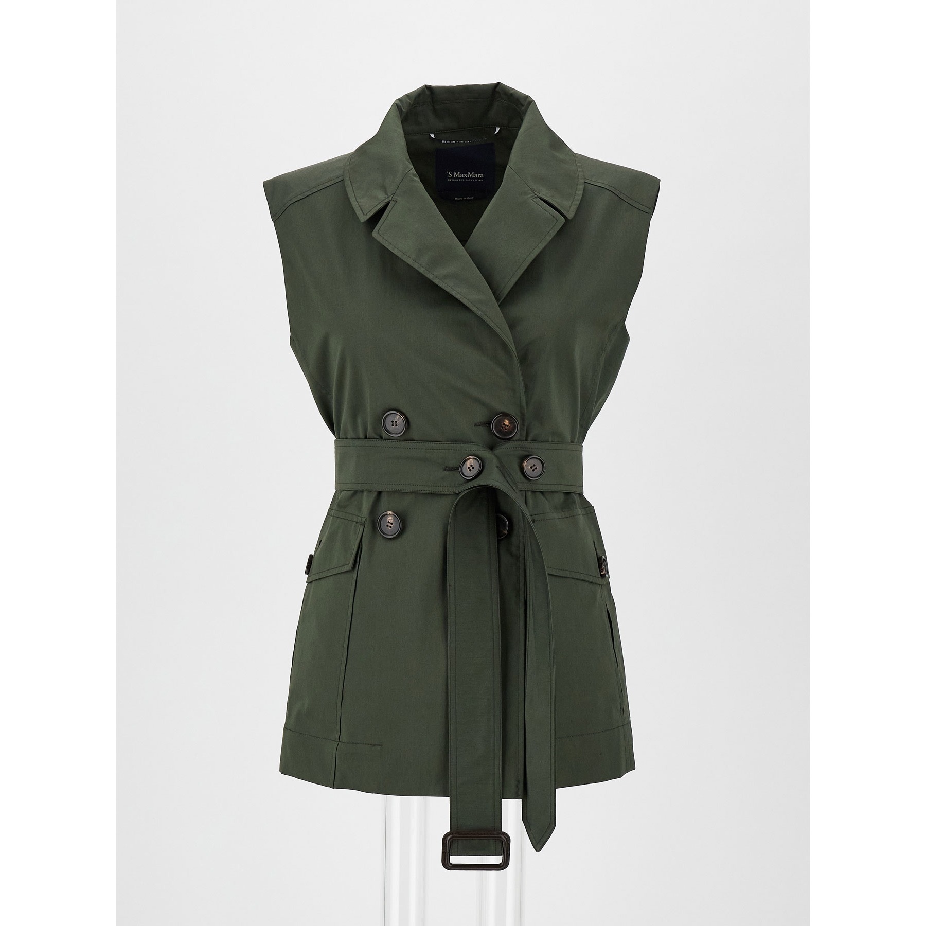 

Жилет MaxMara  Зеленый 91910712600, Жилет MaxMara 44 Зеленый 91910712600
