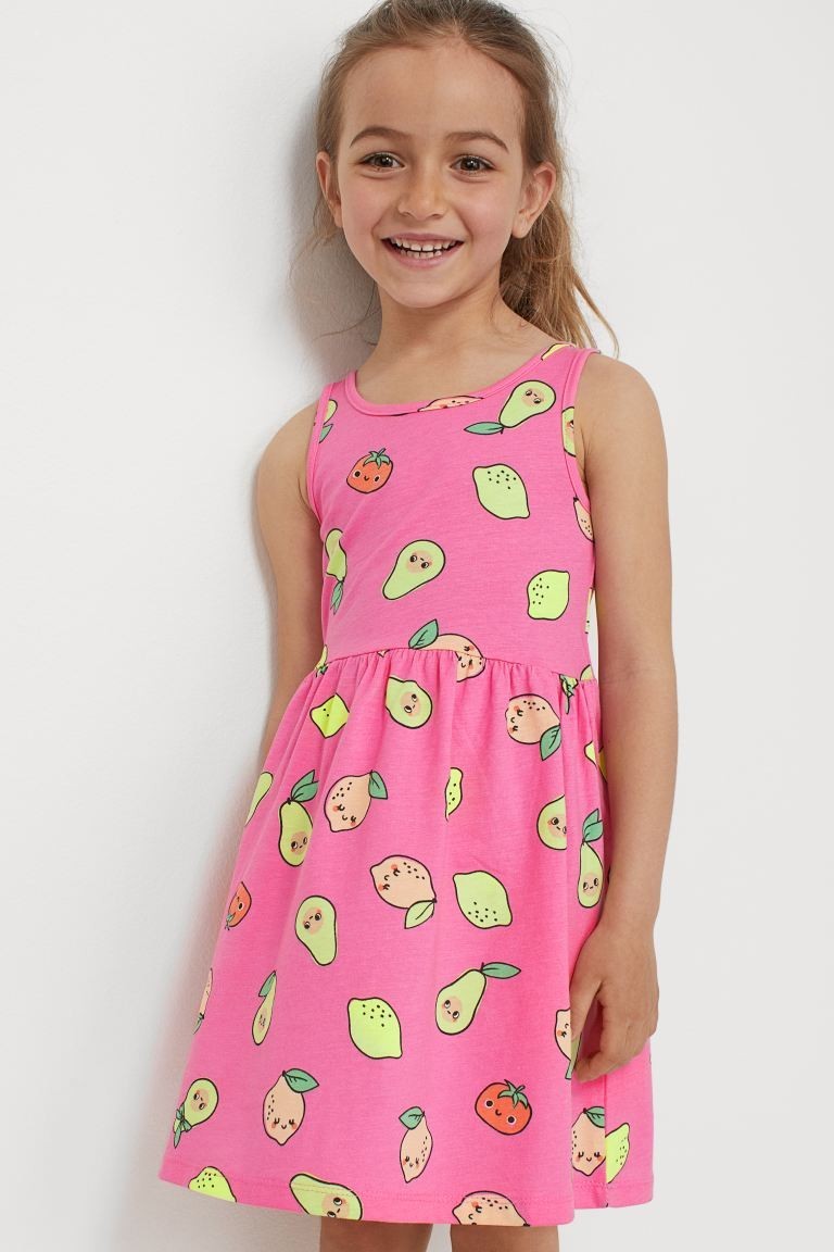 

Платье летнее H&M 4-6 ЛЕТ 110-114см розовое