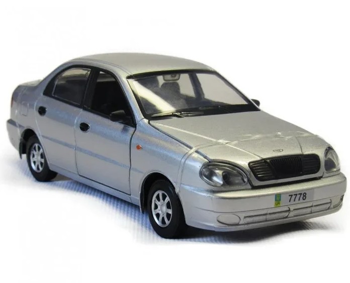 

Машинка Автопром Daewoo Lanos металл инерционный звук свет 7778