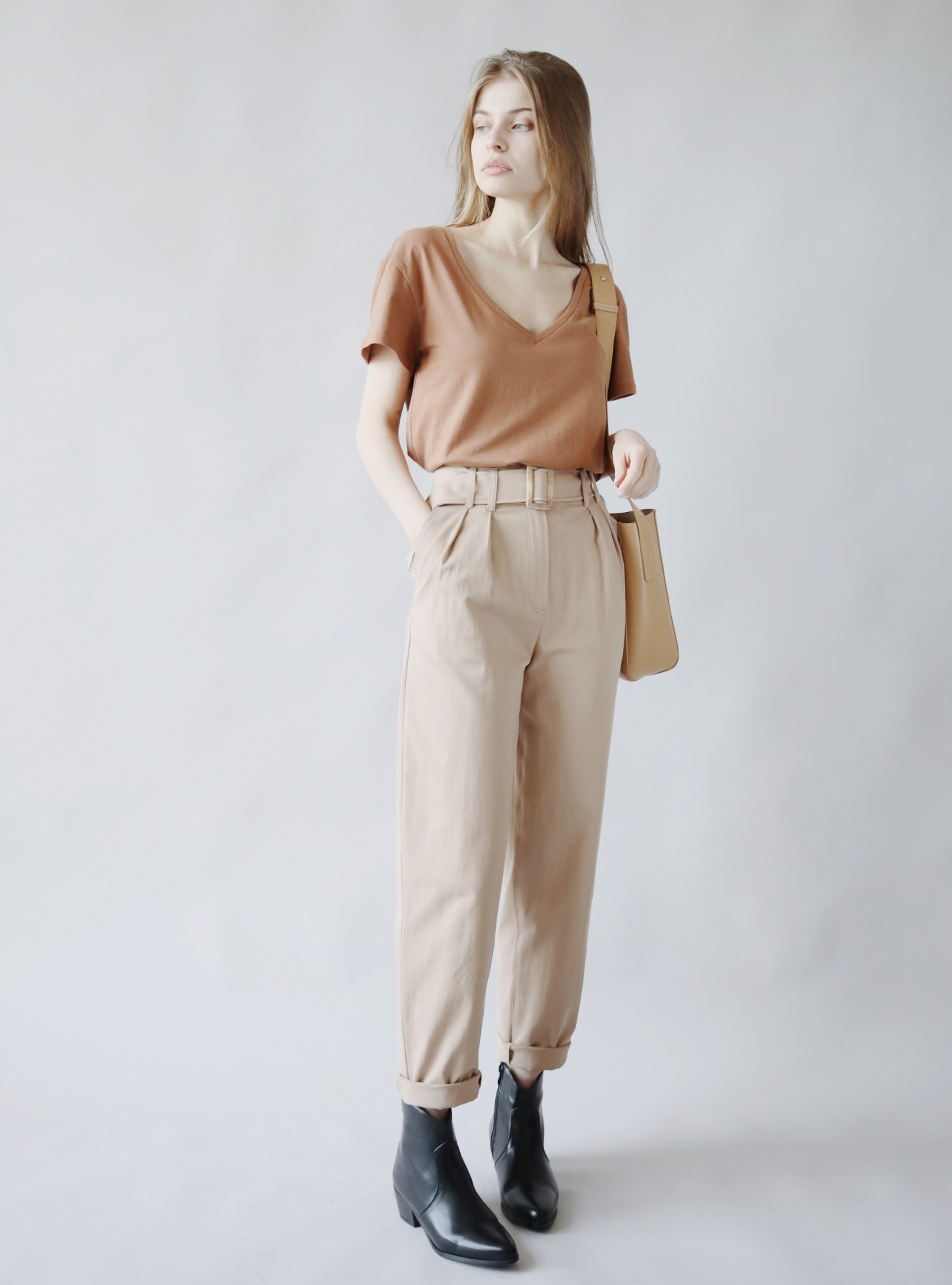 

Брюки Stlkatin 000000610 капучино XS denim
