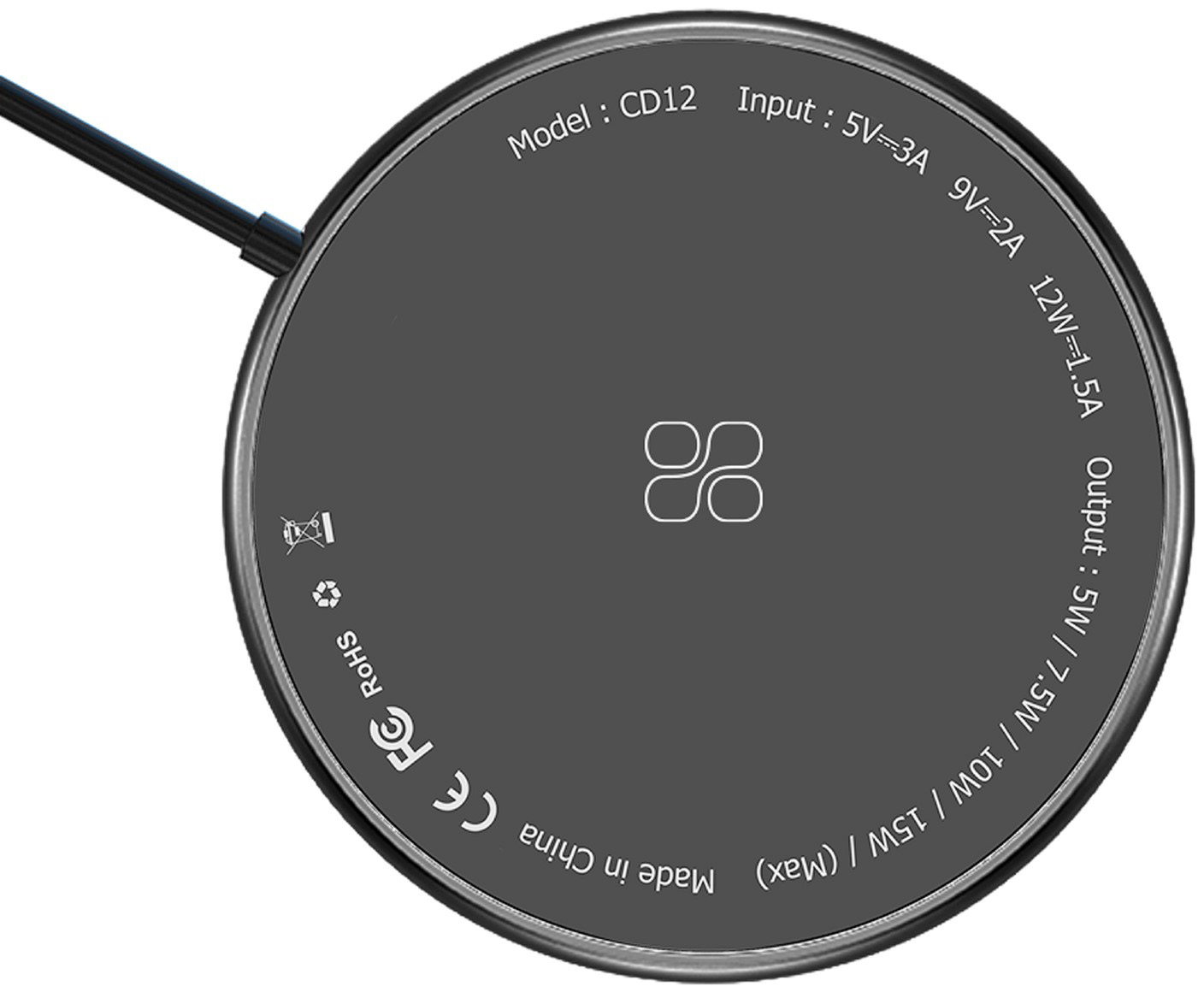 

Беспроводное зарядное устройство Promate MagTag-15W Black (magtag-15w.black)