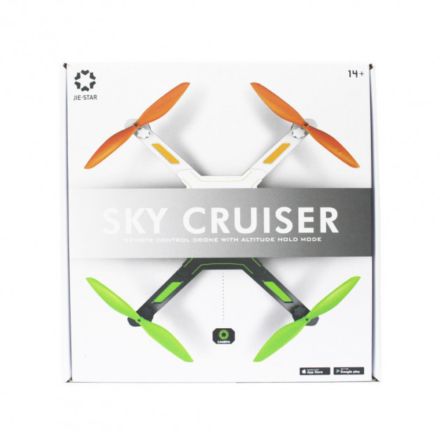 

Квадрокоптер Jie-Star Sky Cruiser X7TW c WiFi камерой и функцией Headless, разноцветный