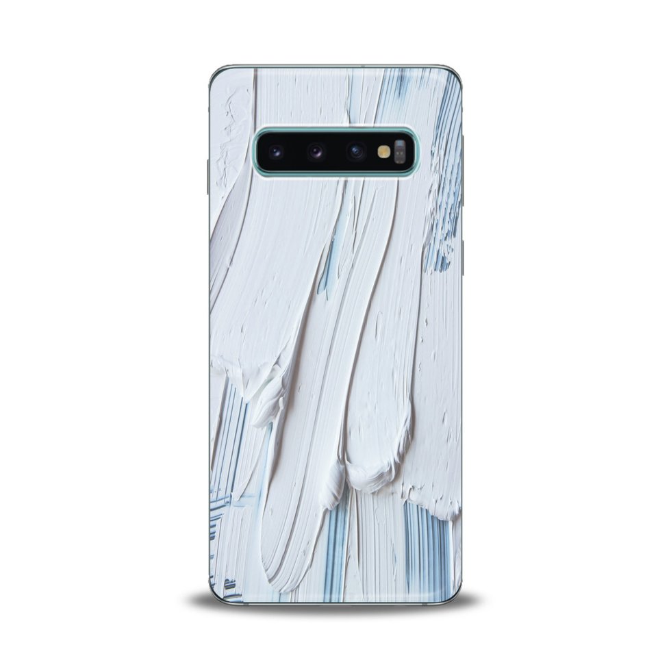 Чехол силиконовый для Samsung (Белая гуашь) Galaxy Note 9 самсунг ...