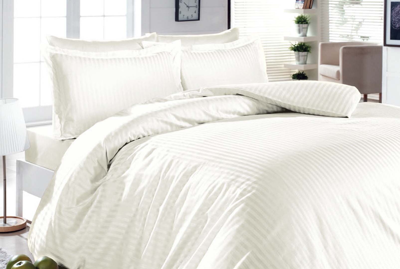

Постельное белье Cotton Satin 200 х 220 см Lines Krem First Choice k-1940-06