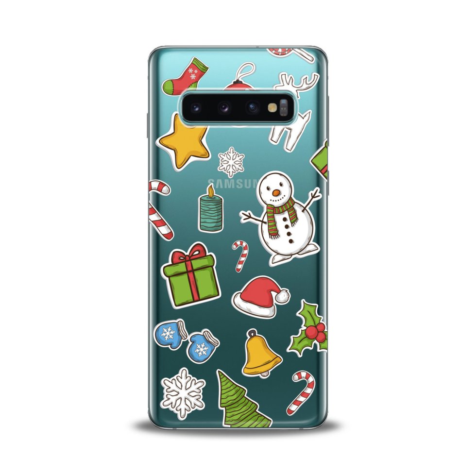 Чехол силиконовый для Samsung (Happy New Year) Galaxy A6 (2018) самсунг ...