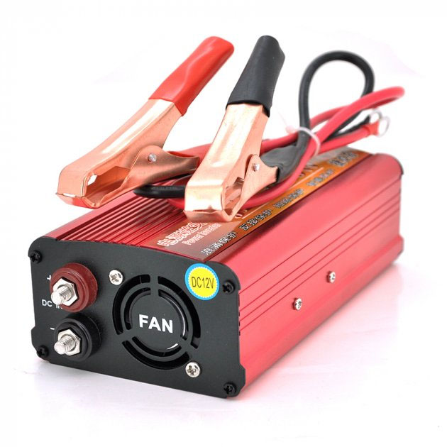 

Блок питания Преобразователь напряжения Voltronic, 1200W, 12/220V, универсальная розетка, крокодилы