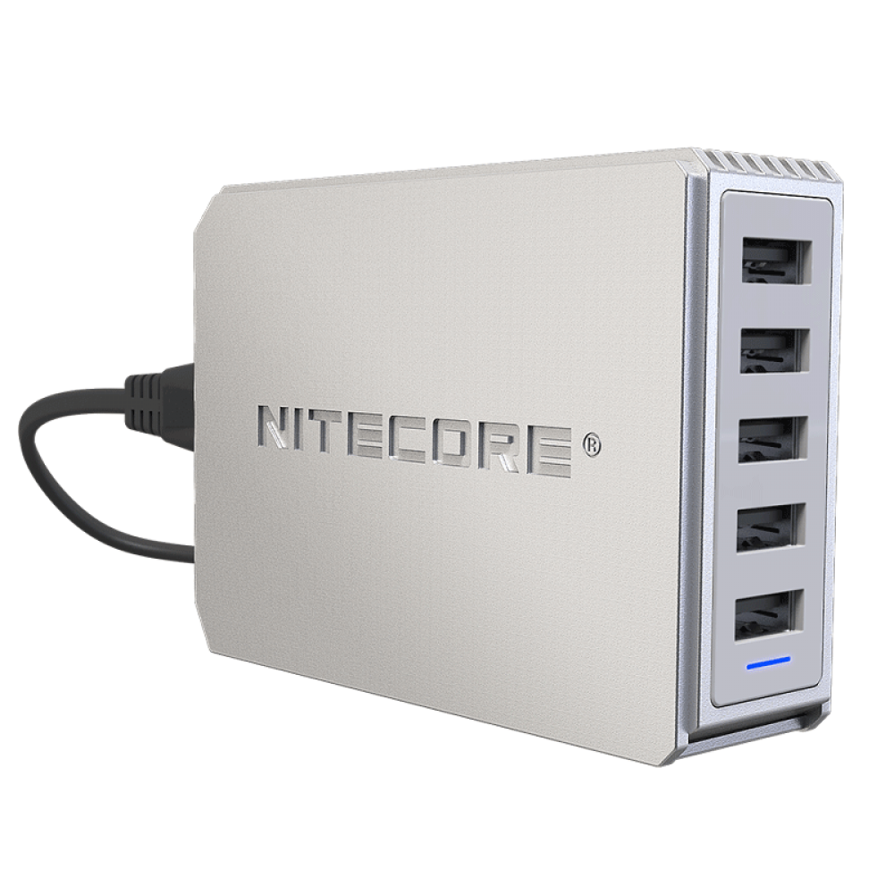 

Сетевое зарядное устройство Nitecore UA55 50W 5xUSB White