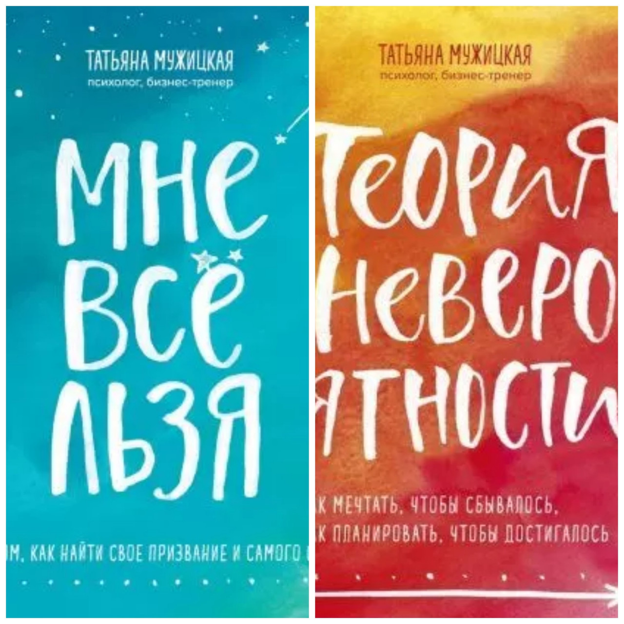 

Теория невероятности + Мне все льзя. Татьяна Мужицкая комплект