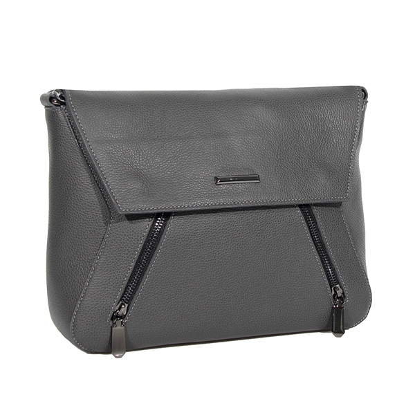 

Женская кожаная сумка 2601 серая