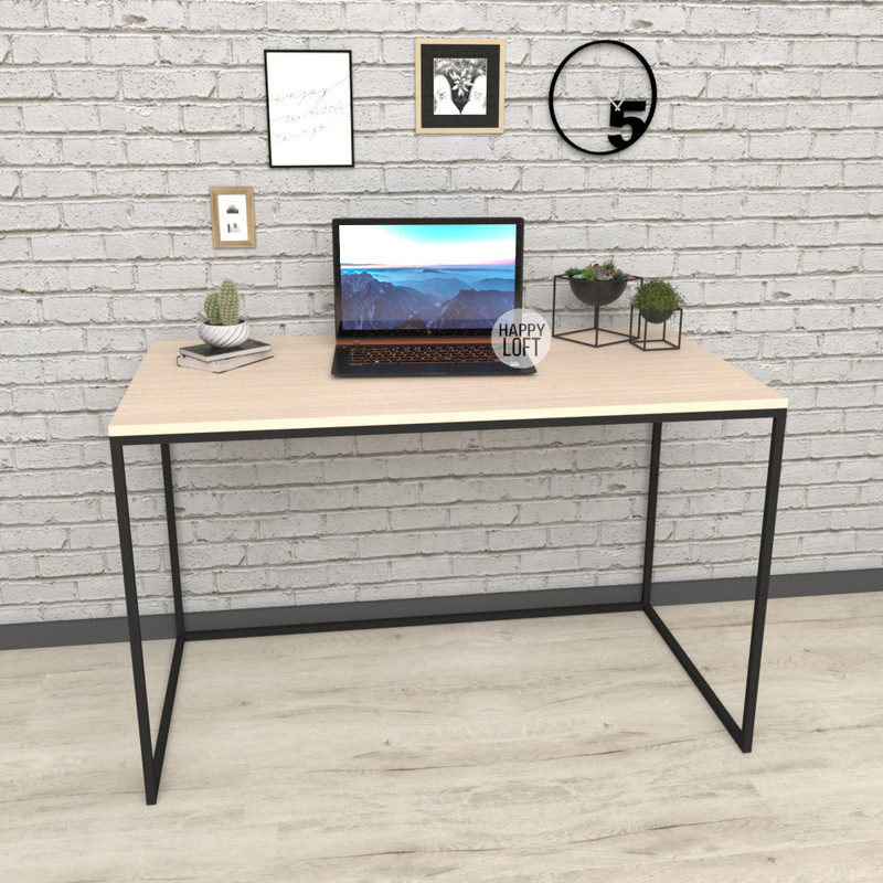 

Компьютерный стол LoftMLT S114 70x110x60 ЛДСП Дуб Молочный 16мм
