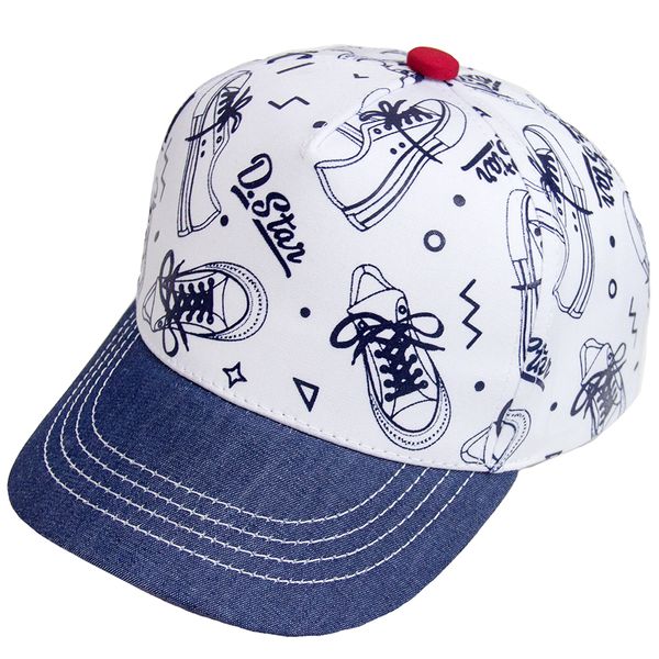 

Кепка David's Star Dav-512 50 см білий і джинсовий
