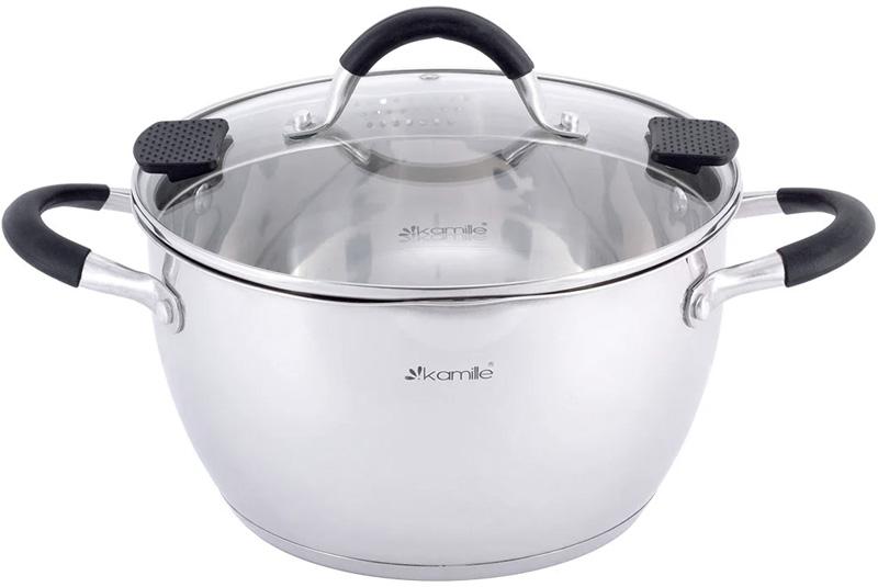 

Кастрюля Kamille Marsaili 6л с силиконовыми ручками Kamille KM-5750