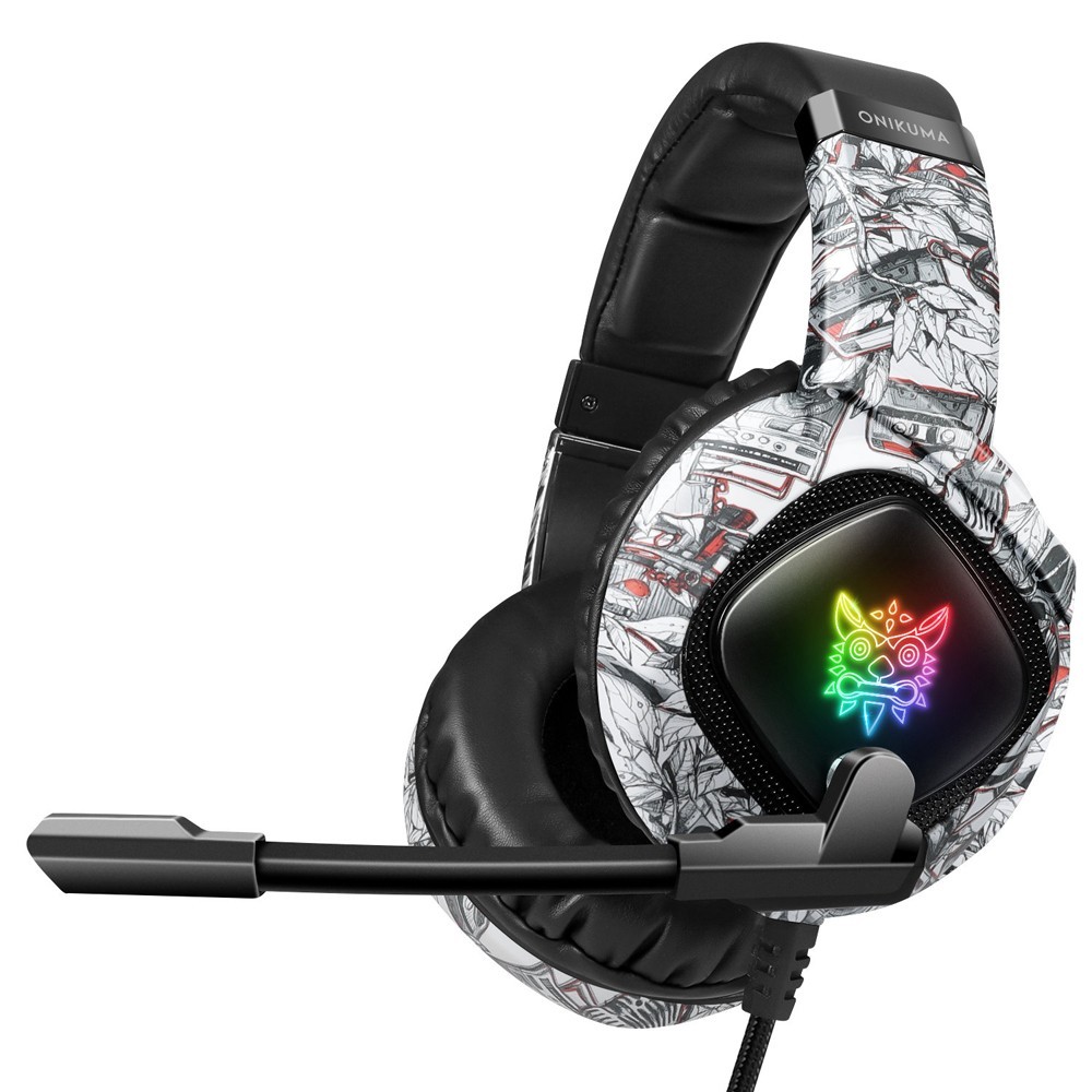 

Геймерские наушники Onikuma с гарнитурой для ПК/PS4/Xbox camo-white