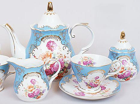 

Чайный сервиз Gold Tea Blue 15 предметов 200мл Bona BD-282-C84
