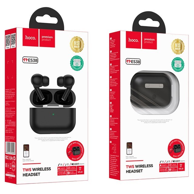 

Наушники Hoco PRO Bluetooth 5.0 black