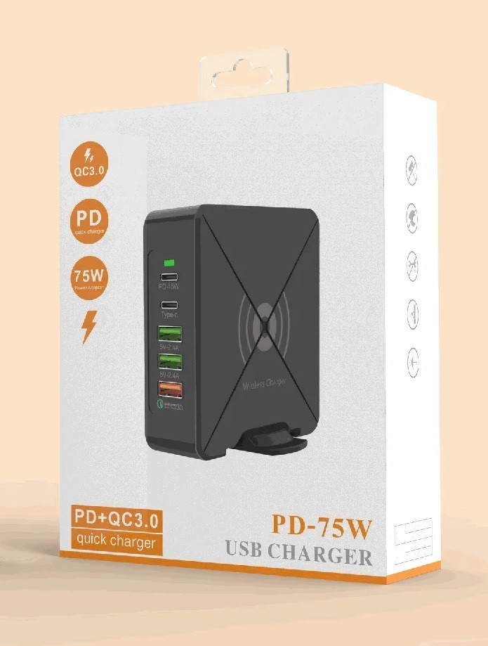 

Зарядное устройство Epik Power Station Quick Charge 3.0 Type-C + Wireless для смартфонов и ноутбуков