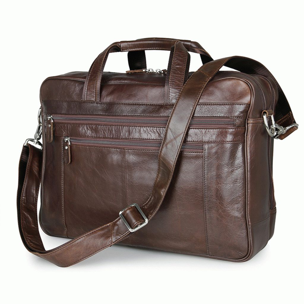 

Мужской кожаный портфель Buffalo Bags 43х30,5х16,5 см Коричневый 000153313