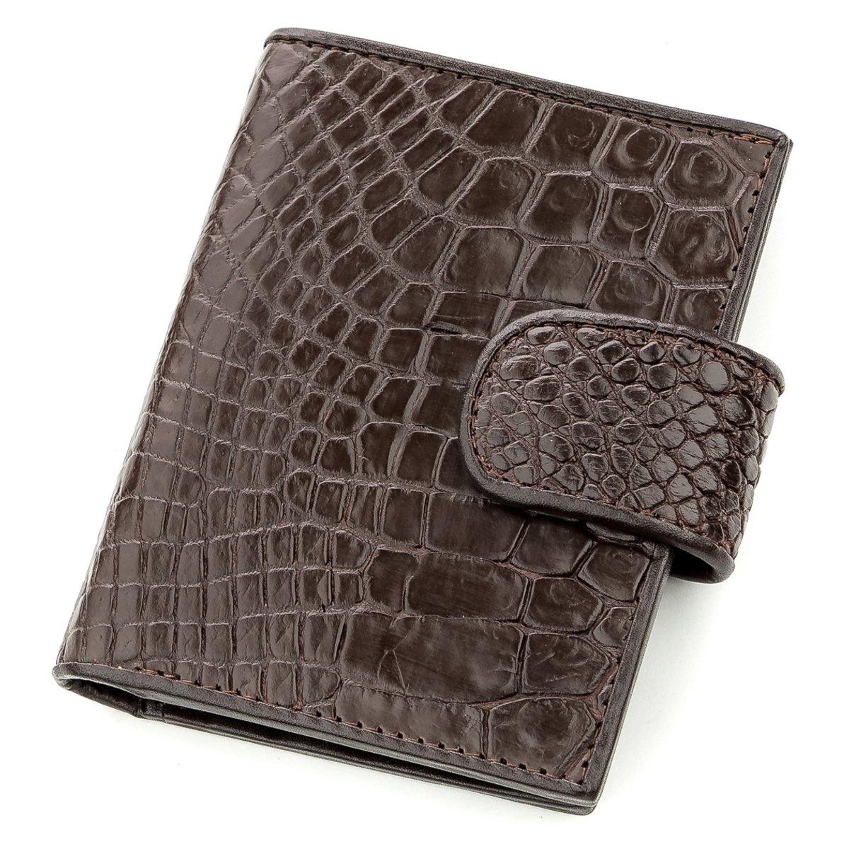 

Мужская кожаная визитница CROCODILE LEATHER 10,5х8 см Коричневый 000155844