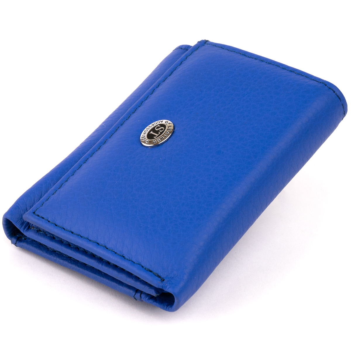 

Женский кожаный кошелек ST Leather 9,5х7,5х2 см Синий 000155013