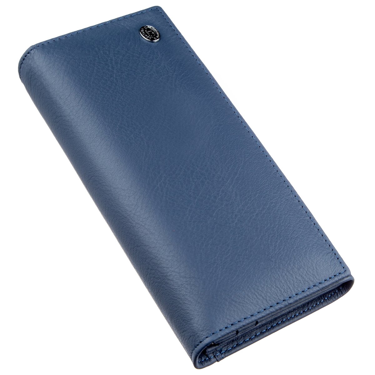 

Женский кожаный кошелек ST Leather 18,5х9 см Синий 000154998