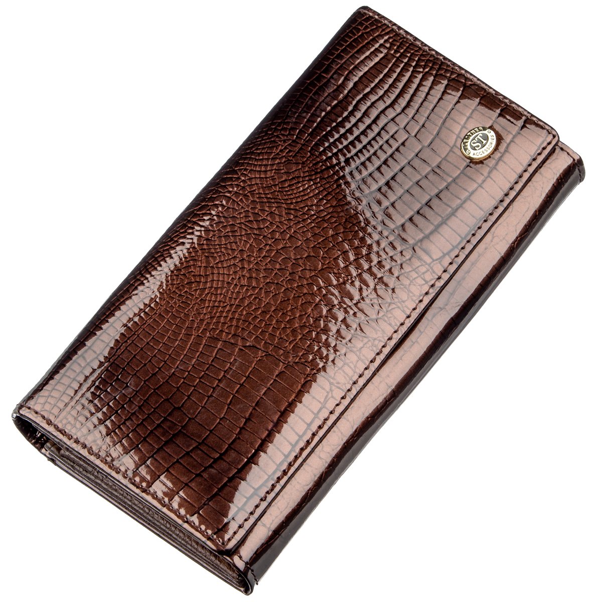 

Женский кожаный кошелек ST Leather 18х9 см Коричневый 000155715