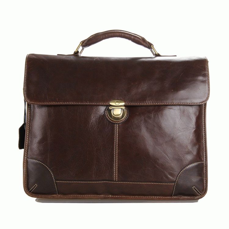

Мужской кожаный портфель Buffalo Bags 38х30,5х9 см Коричневый 000153300