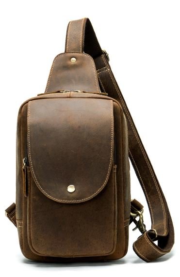 

Мужская кожаная сумка Vintage 16х25х7,5 см Коричневый 000154309