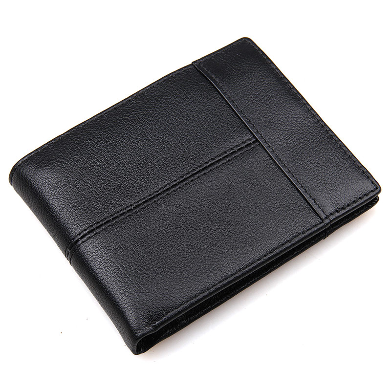 

Мужской кожаный кошелек Buffalo Bags 12х9,5 см Черный 000153286