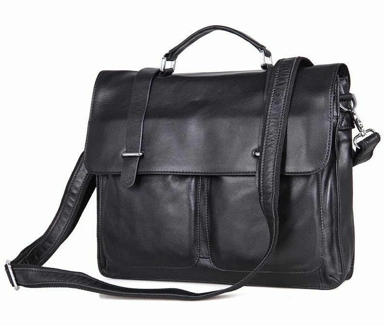 

Мужской кожаный портфель Buffalo Bags 38х29х6,5 см Черный 000153309